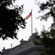 The American flag at the White House flies at full staff August 27, 2018 in Washington, DC. Sen. John McCain (R-AZ), a decorated American war hero and U.S. senator, died August 25, 2018.